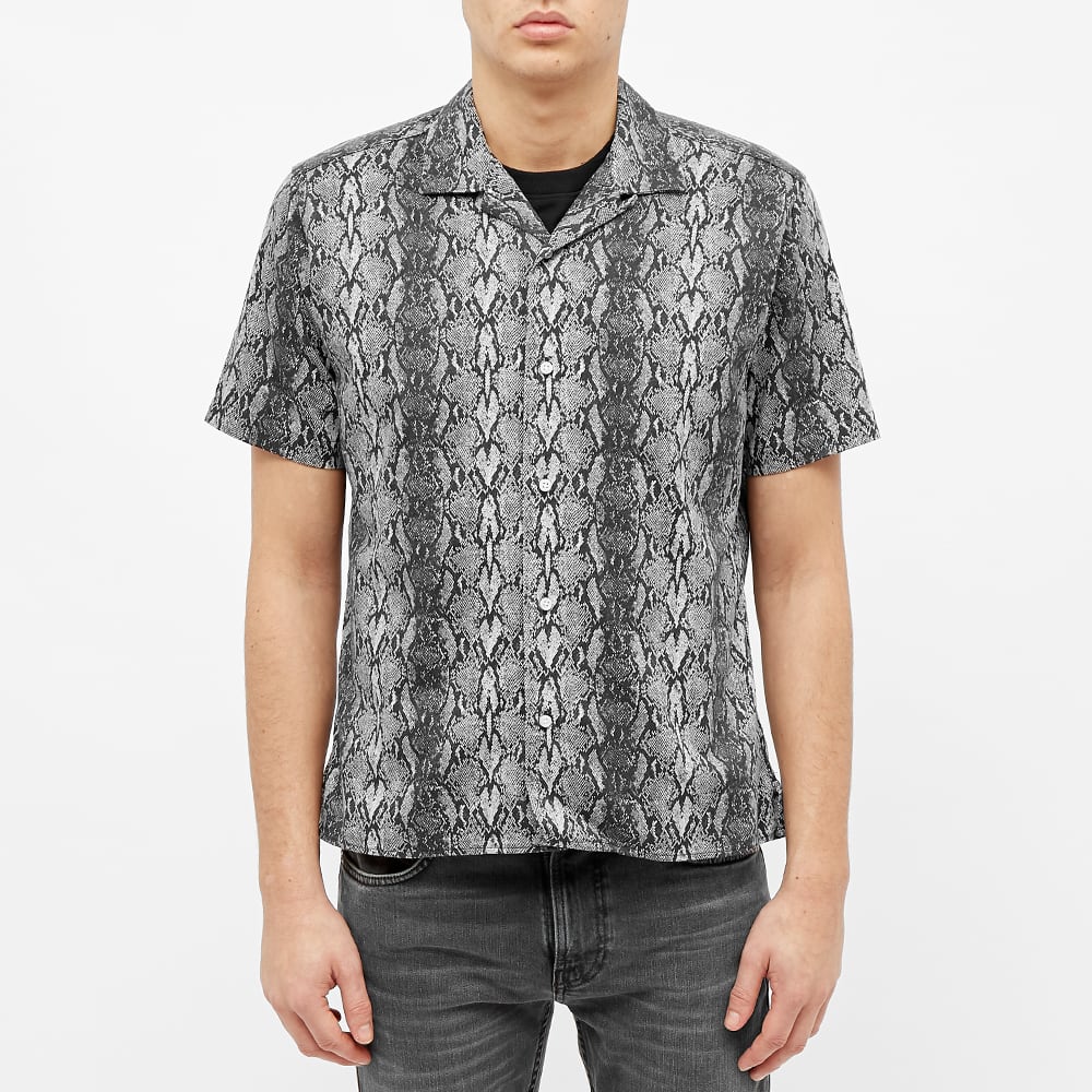 Gitman Vintage Camp Collar Snakeskin Shirt Grey | END.