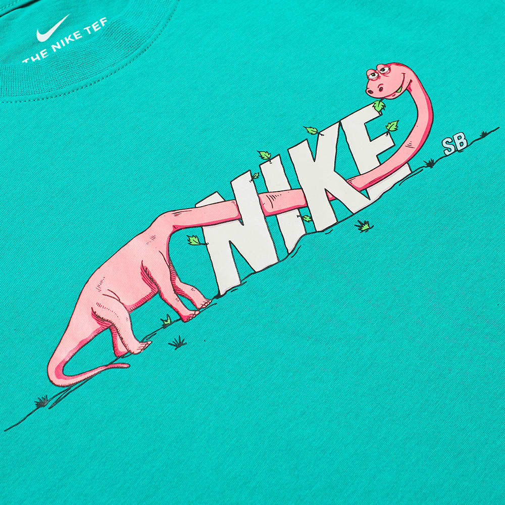 Nike SB Dino Nike Tee Neptune Green &amp; White END.