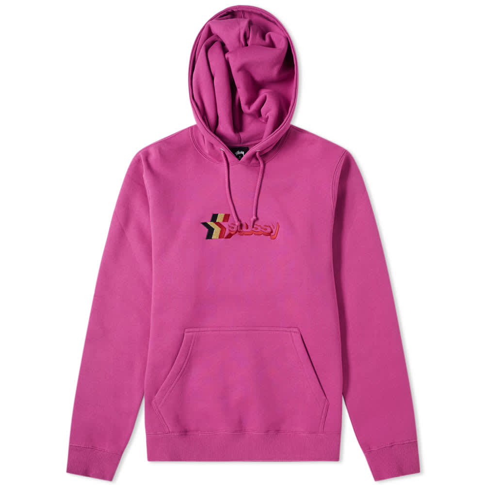 Stussy star hoodie clearance