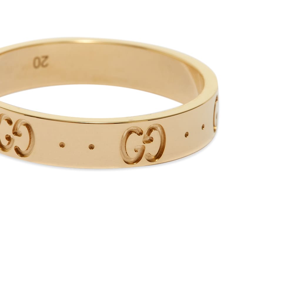 gucci icon thin band yellow gold