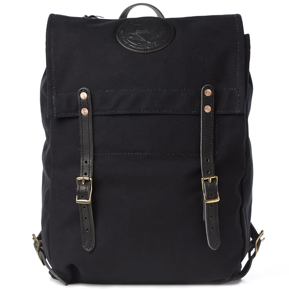 Yuketen Canoe Backpack Black & Black Canvas END.