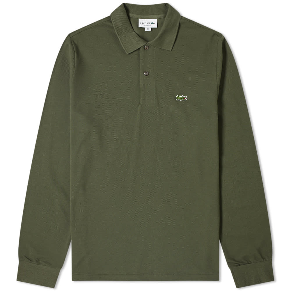 lacoste polo shirt khaki