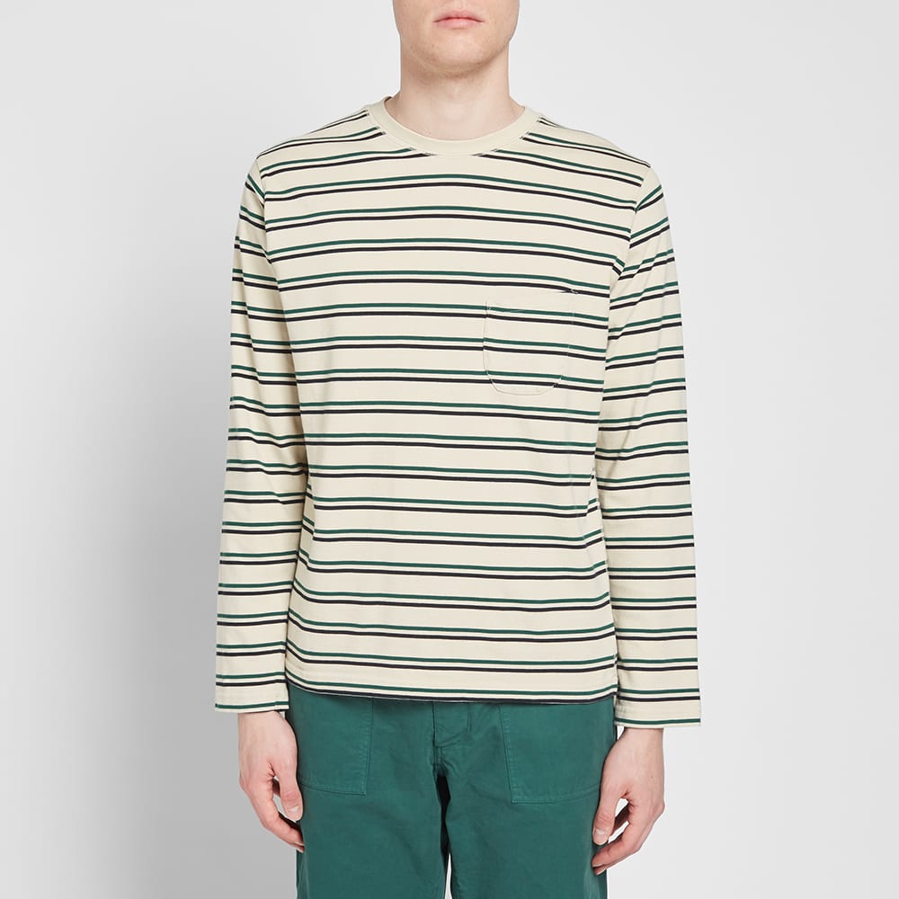 Universal Works Long Sleeve Tee Ecru END. (Global)