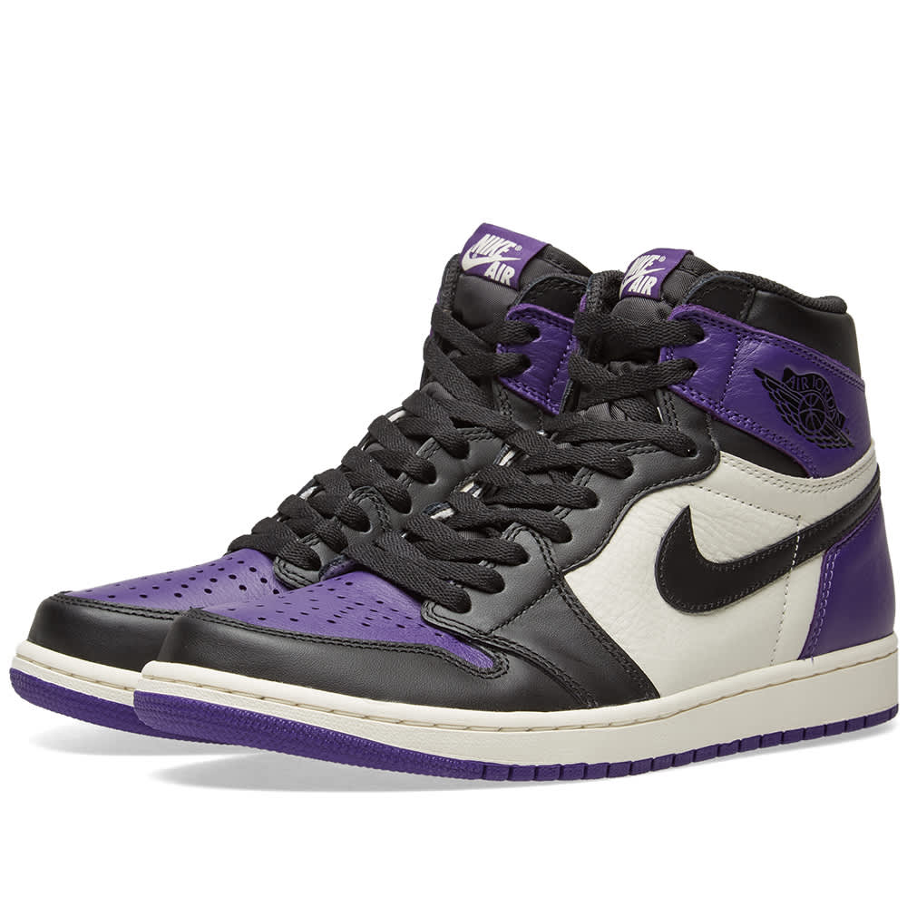 jordan shoes purple and white