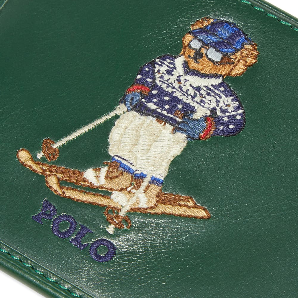 Polo Ralph Lauren Winter Bear Card Holder Green END.
