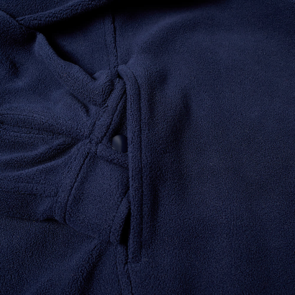 stussy polar fleece zip up shirt