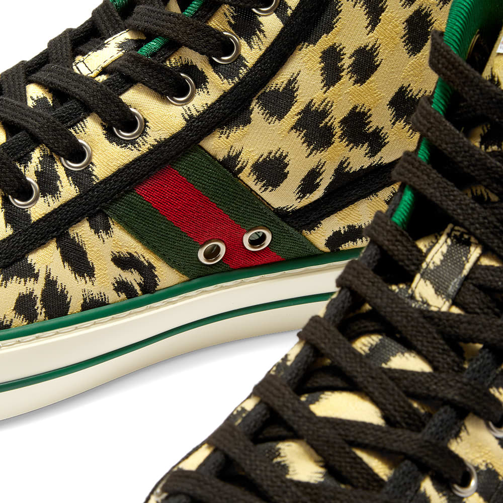 gucci leopard slides