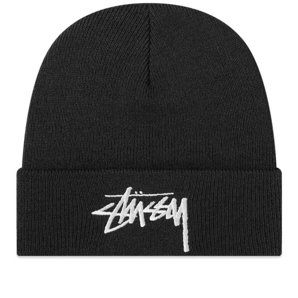 Stussy Big Stock Cuff Beanie Black END.