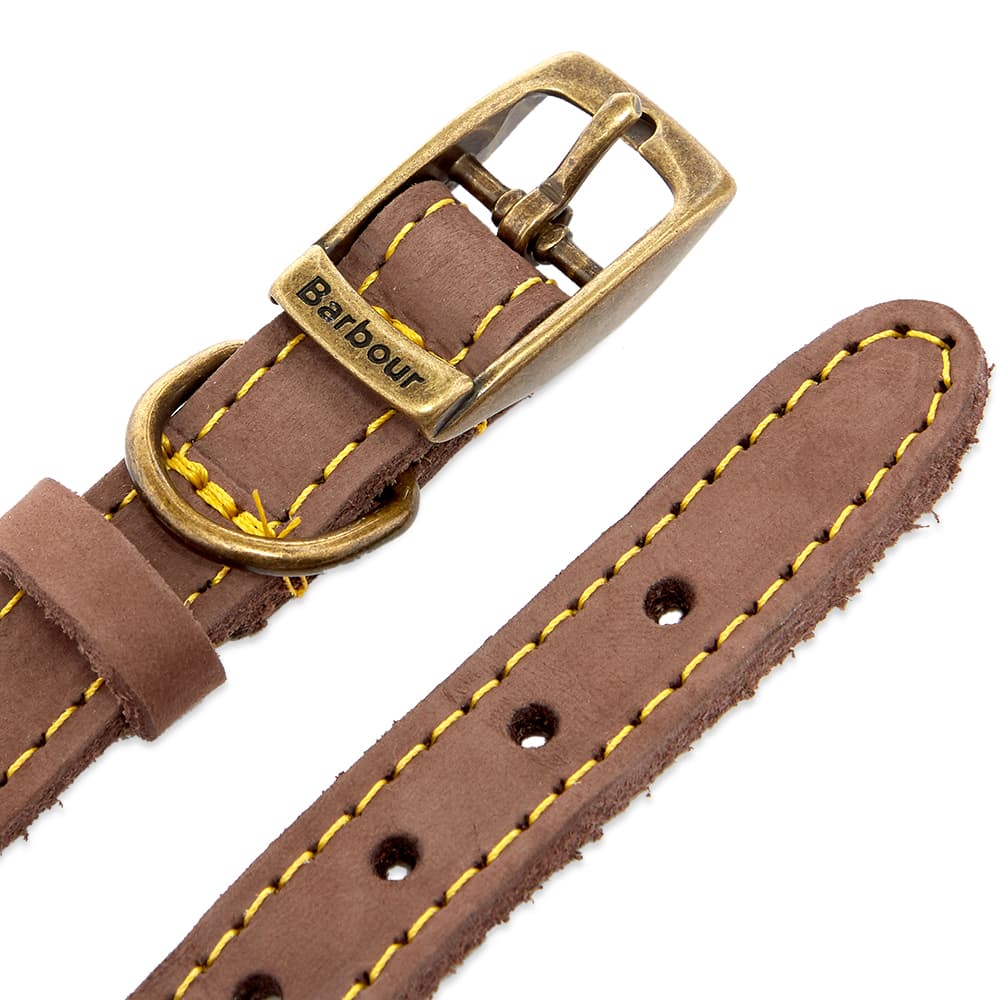 Barbour leather collar clearance