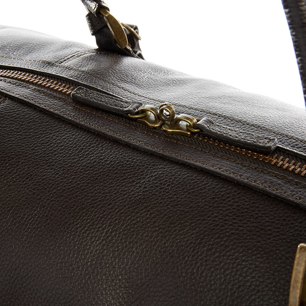 barbour leather medium travel explorer