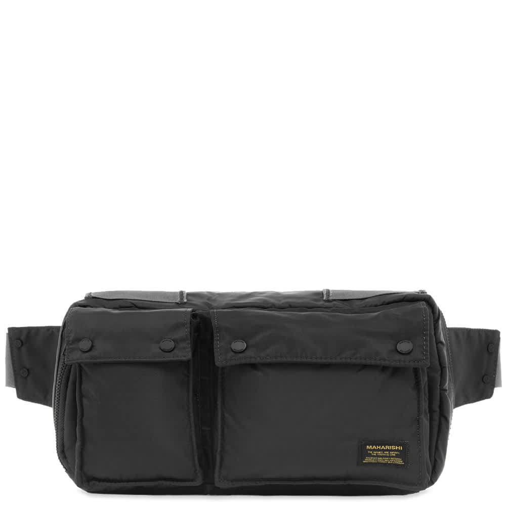 Maharishi Nylon Travel Waist Bag Black END. (BE)