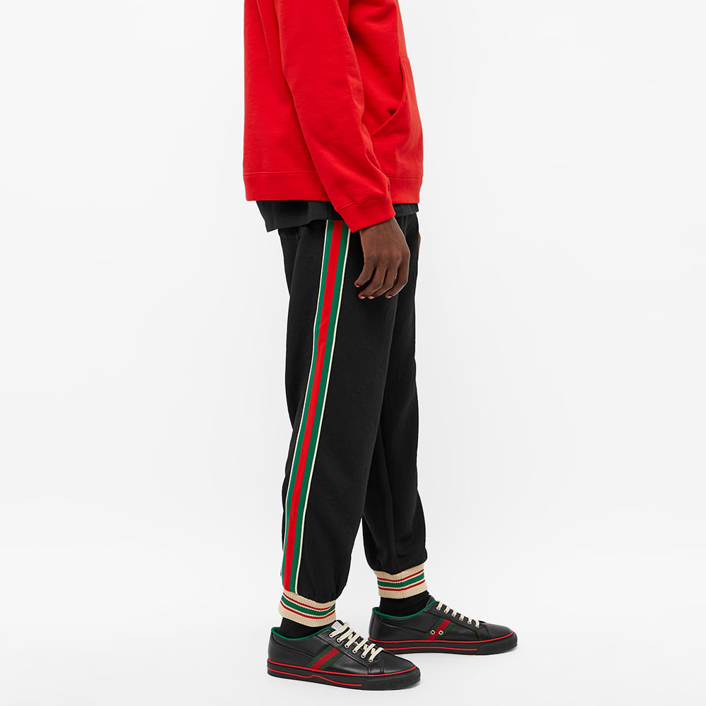 Gucci Side Tape Jacquard Track Pant Black END. (US)