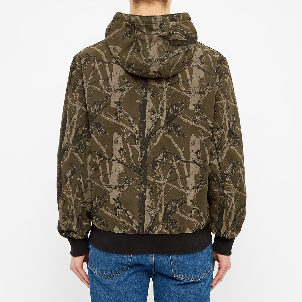 carhartt wip camo fleece jacket