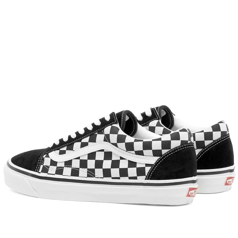 black and check vans