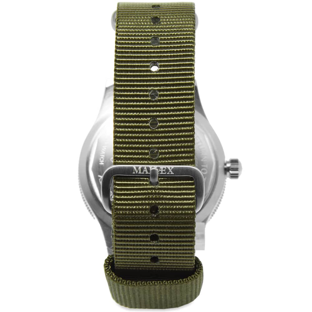 Maharishi Riverine Diver Watch Steel CaseAged Dial Steel Black END. (US)