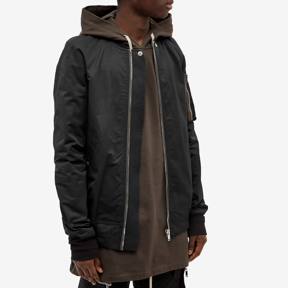 Rick Owens Raglan Flight Bomber Jacket Black END. (US)