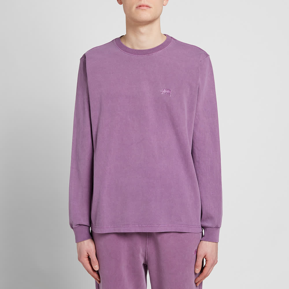 stussy tee purple