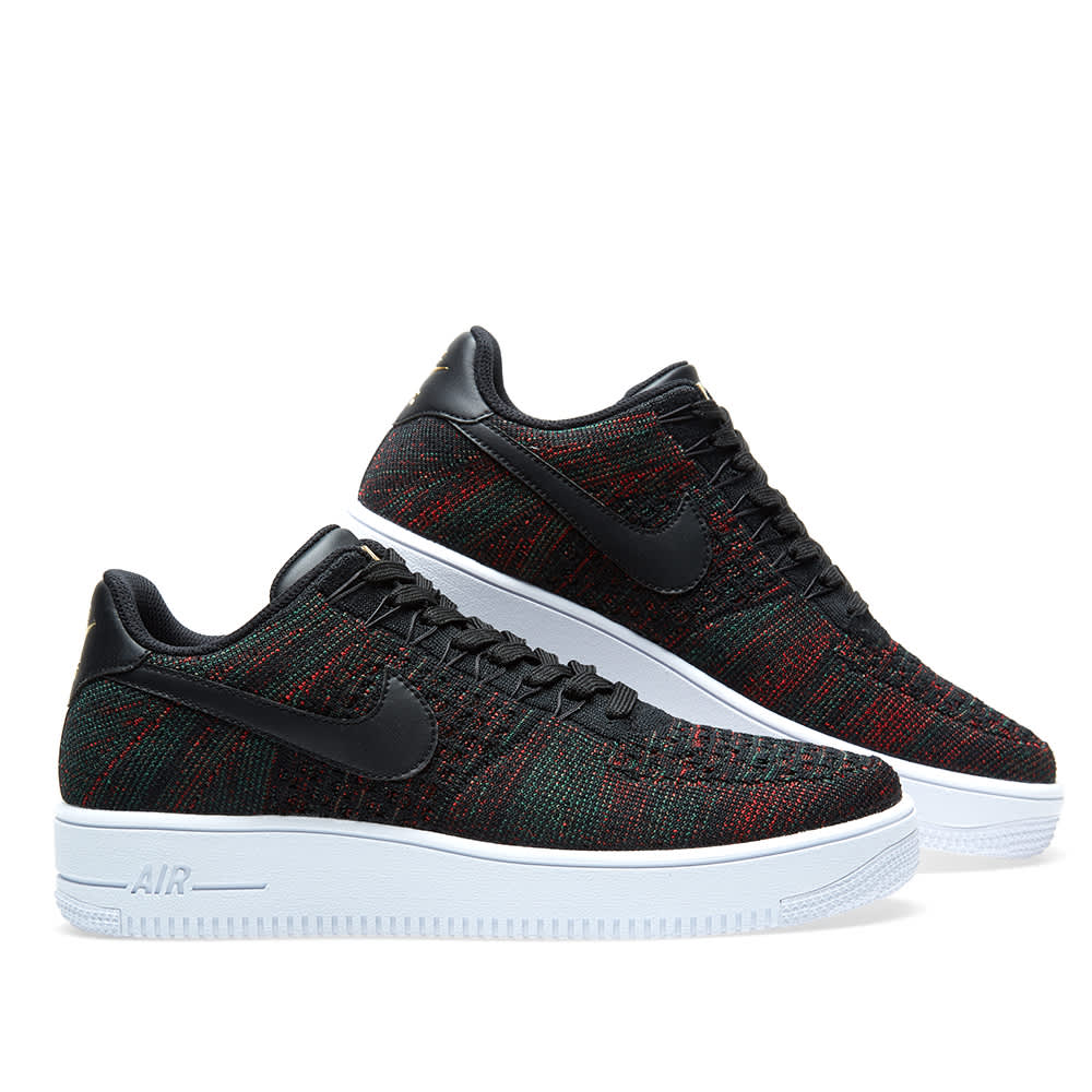 air force 1 ultra flyknit low black metallic gold