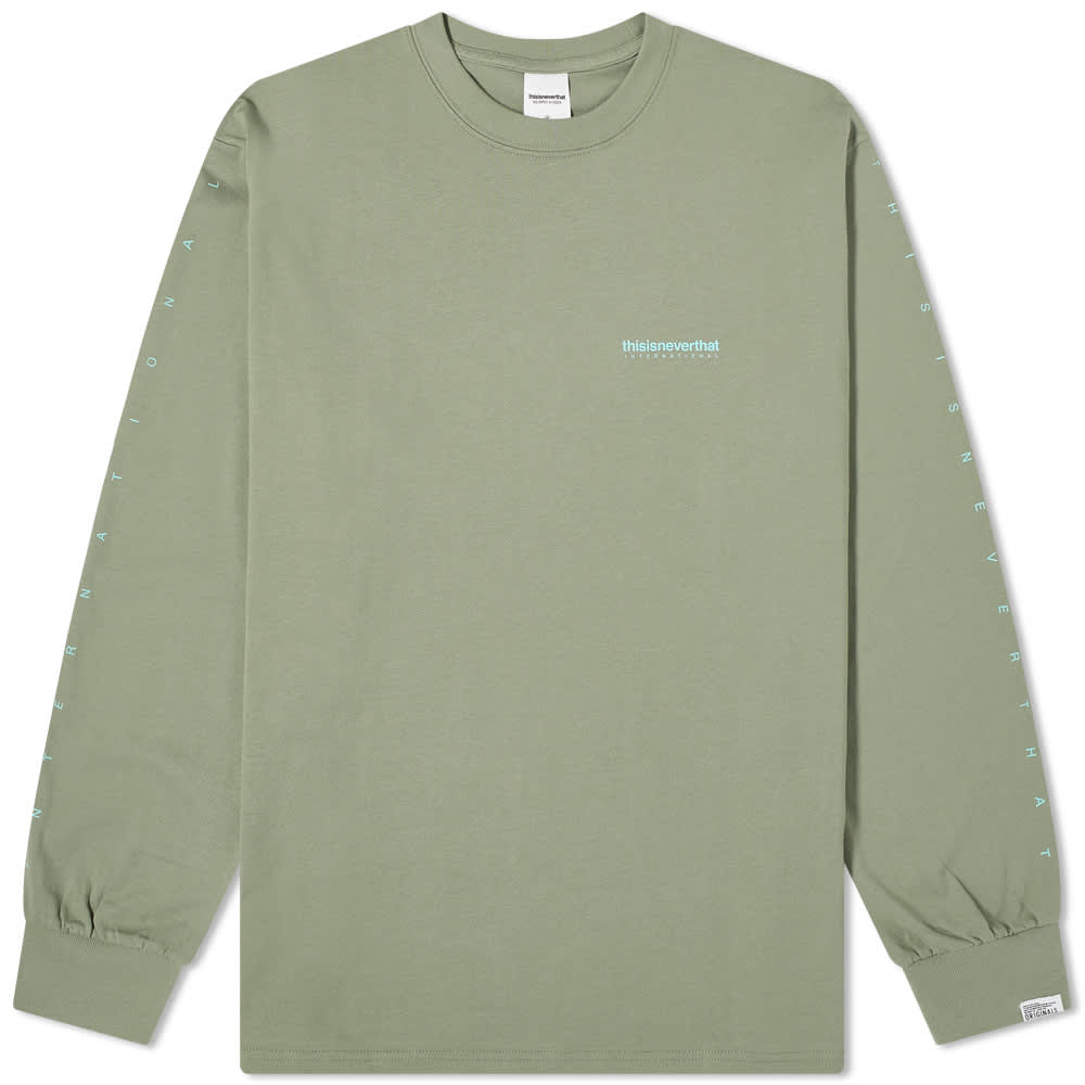 【THISISNEVERTHAT】Layered L/S Tee Olive Layered L/S Tee - thisisneverthat®
