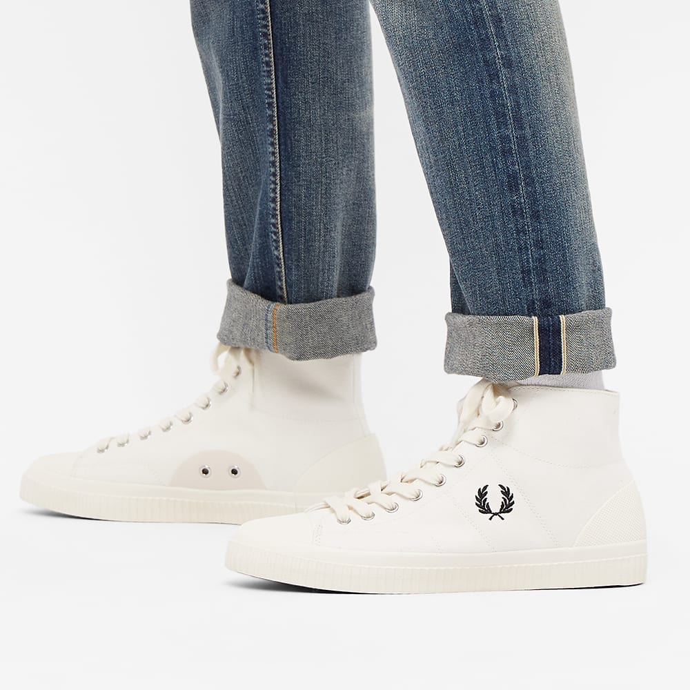 fred perry white canvas shoes