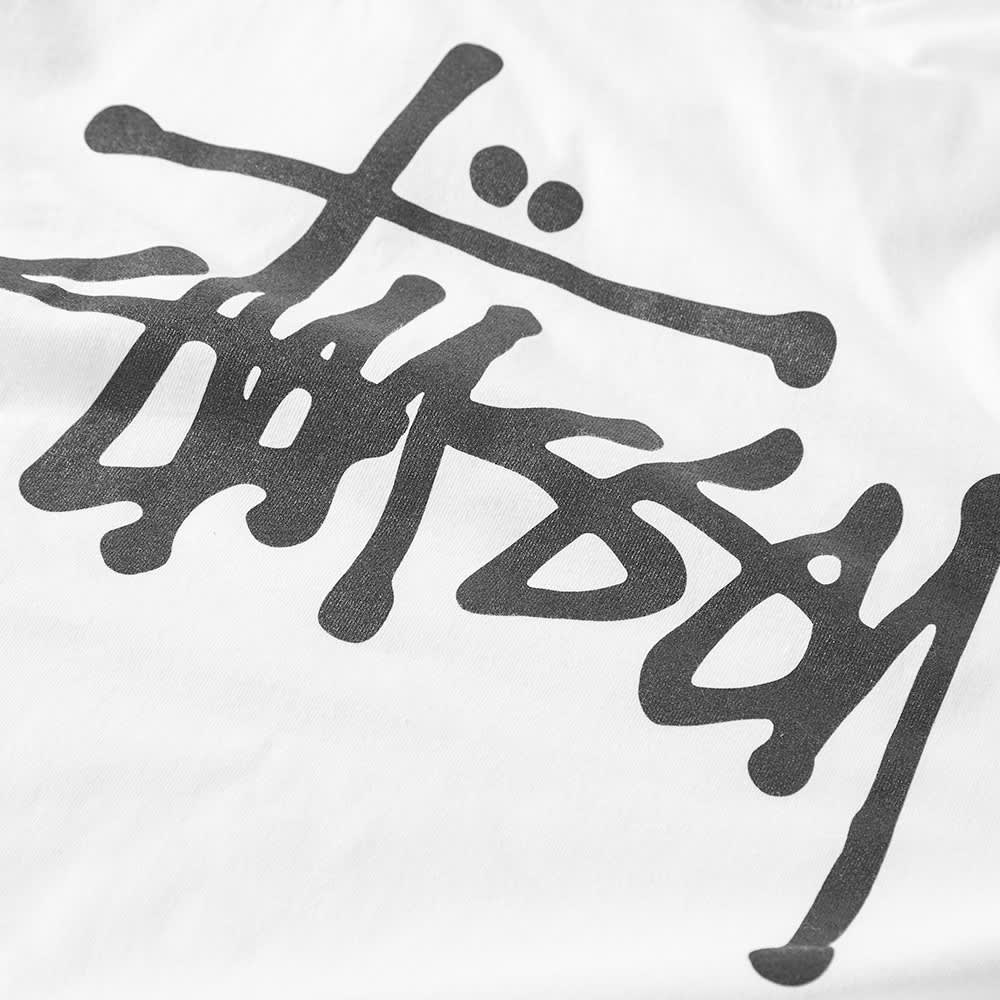 basic stussy tee white