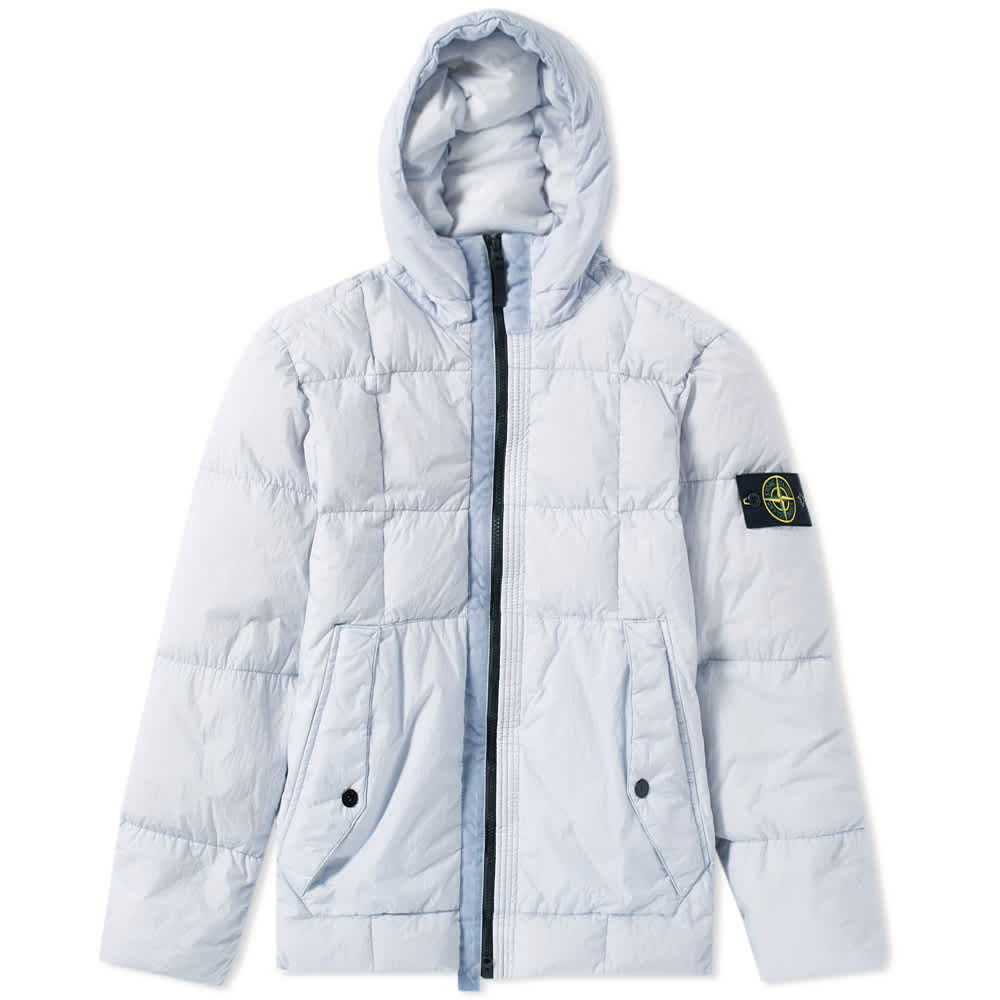 Stone Island Crinkle Reps Nylon Down Filled Parka Ice | END. (US)