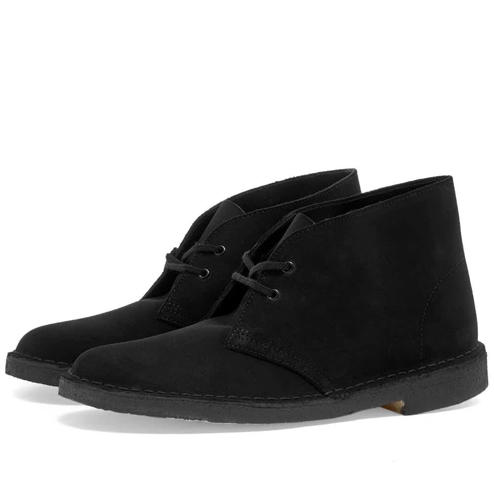 Clarks Originals Desert Boot W Black Suede END. (Global)