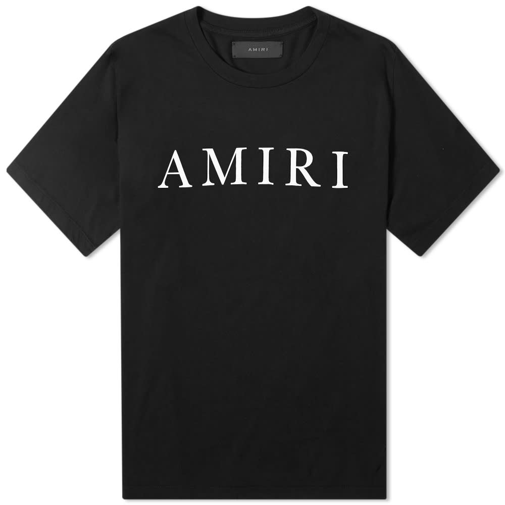 AMIRI Large Logo Tee Black END.