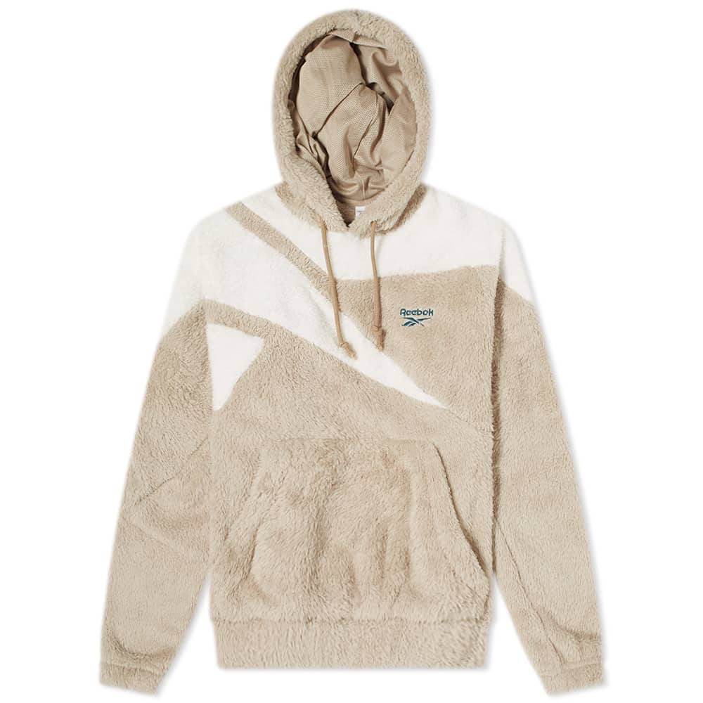 Reebok Classic Vector Sherpa Hoodie Modern Beige | END.