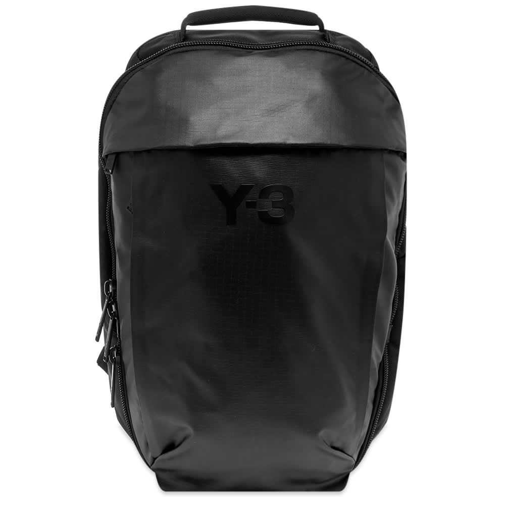 y3 black backpack