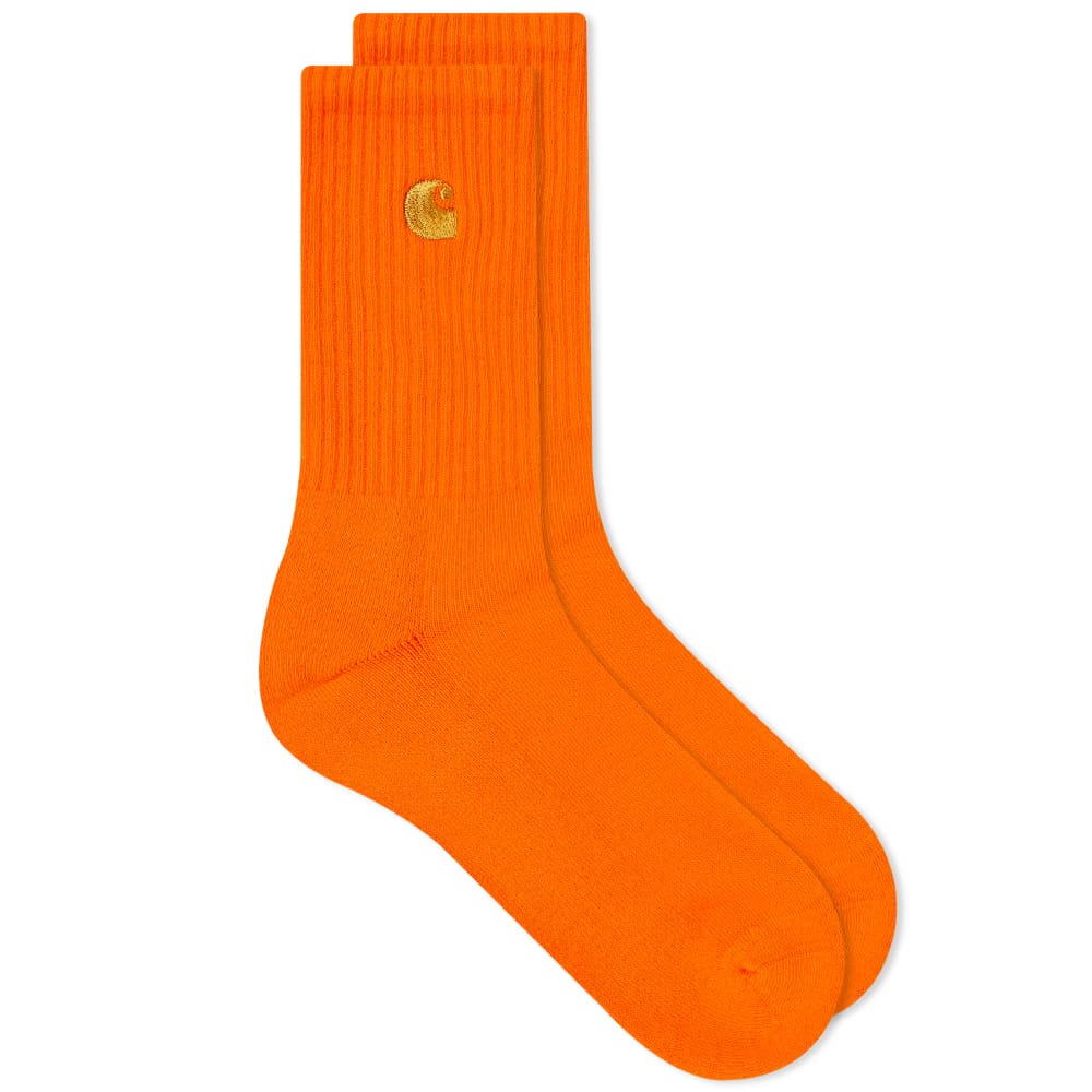Carhartt WIP Chase Sock Safety Orange & Gold END. (NL)