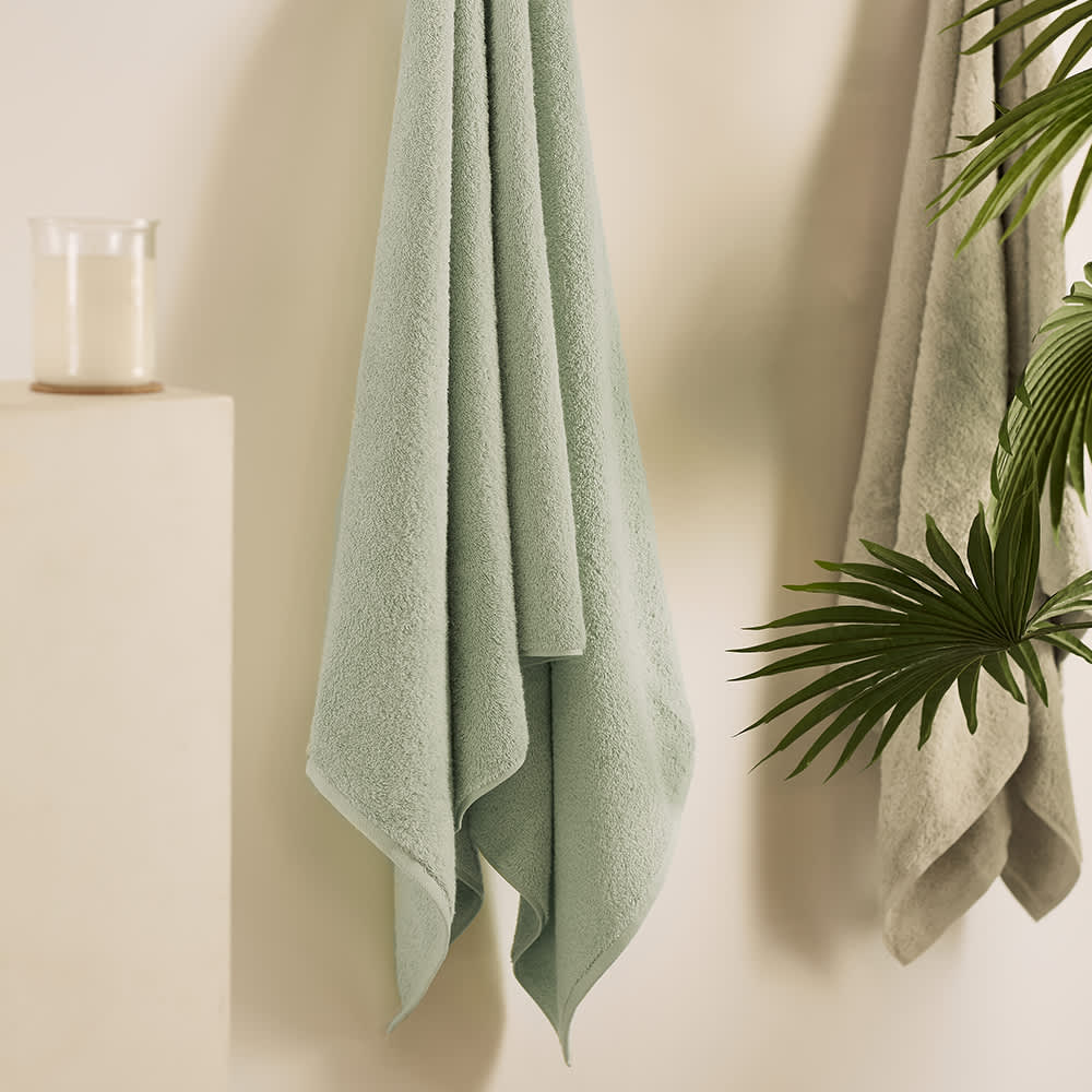 Tekla Fabrics Organic Terry Bath Towel Mint END. (US)