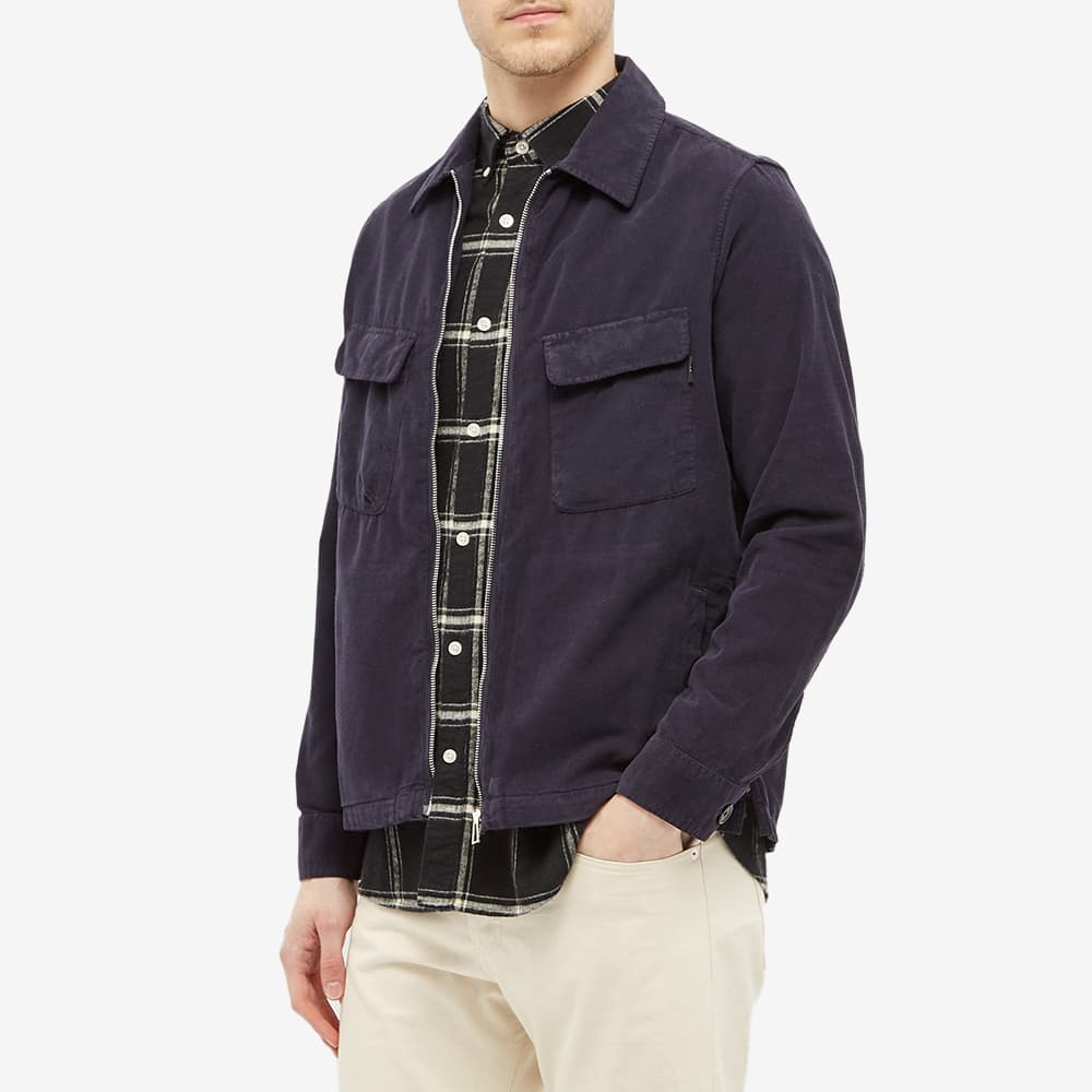 Paul Smith Cord Zip Overshirt Jacket Navy | END. (US)