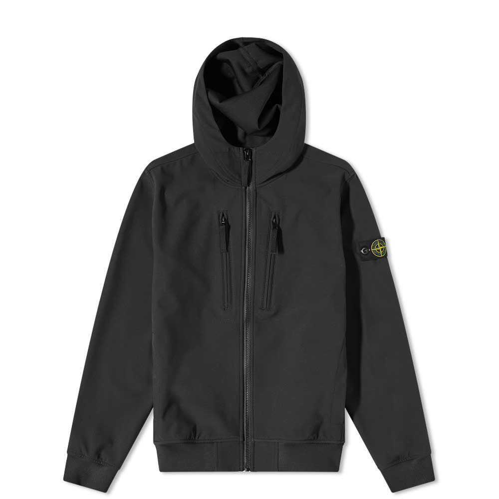 Stone Island Junior Hooded Soft Shell 