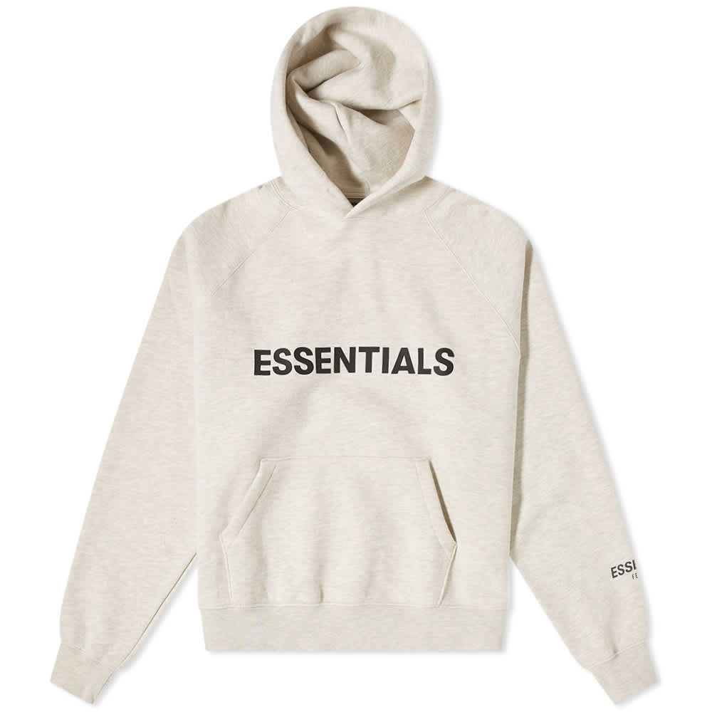 Essentials hoodie heather oatmeal clearance