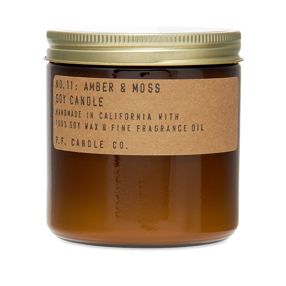 0855111006096 11: Amber /& Moss Soy Candle - No 3.5 oz Candle Co.. P.F