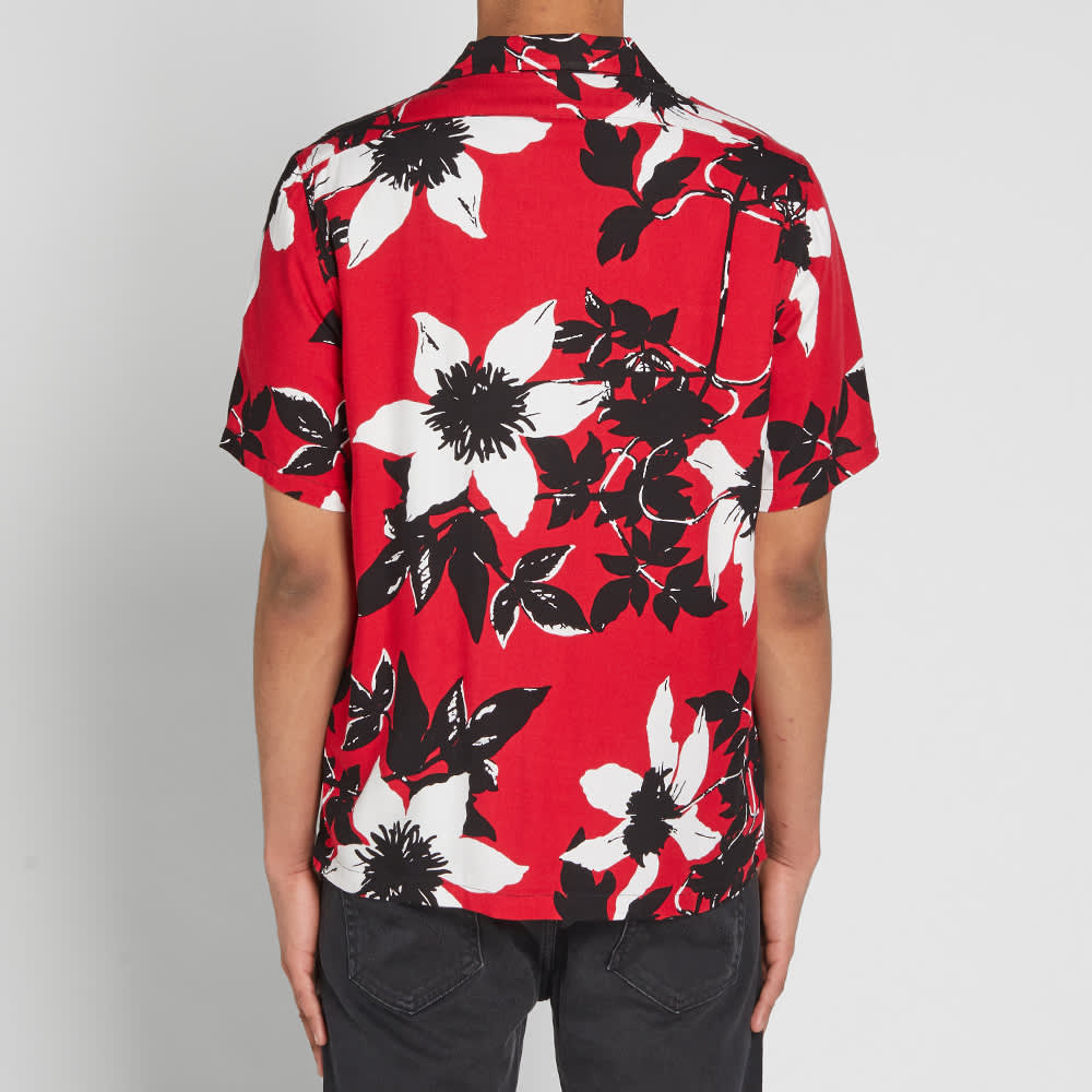 Edwin Short Sleeve Garage Shirt Washed Red, Grey & Black END. (US)