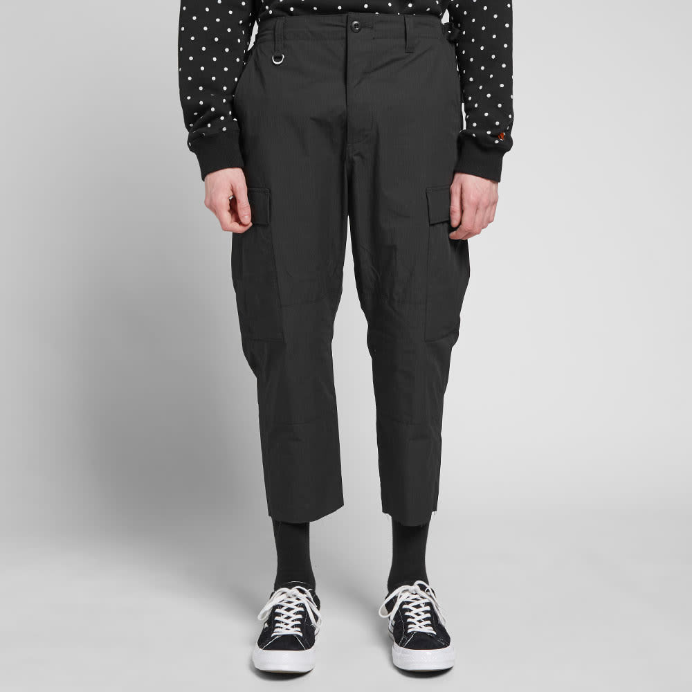 Uniform Experiment Cropped Cargo Pant Black END. (US)