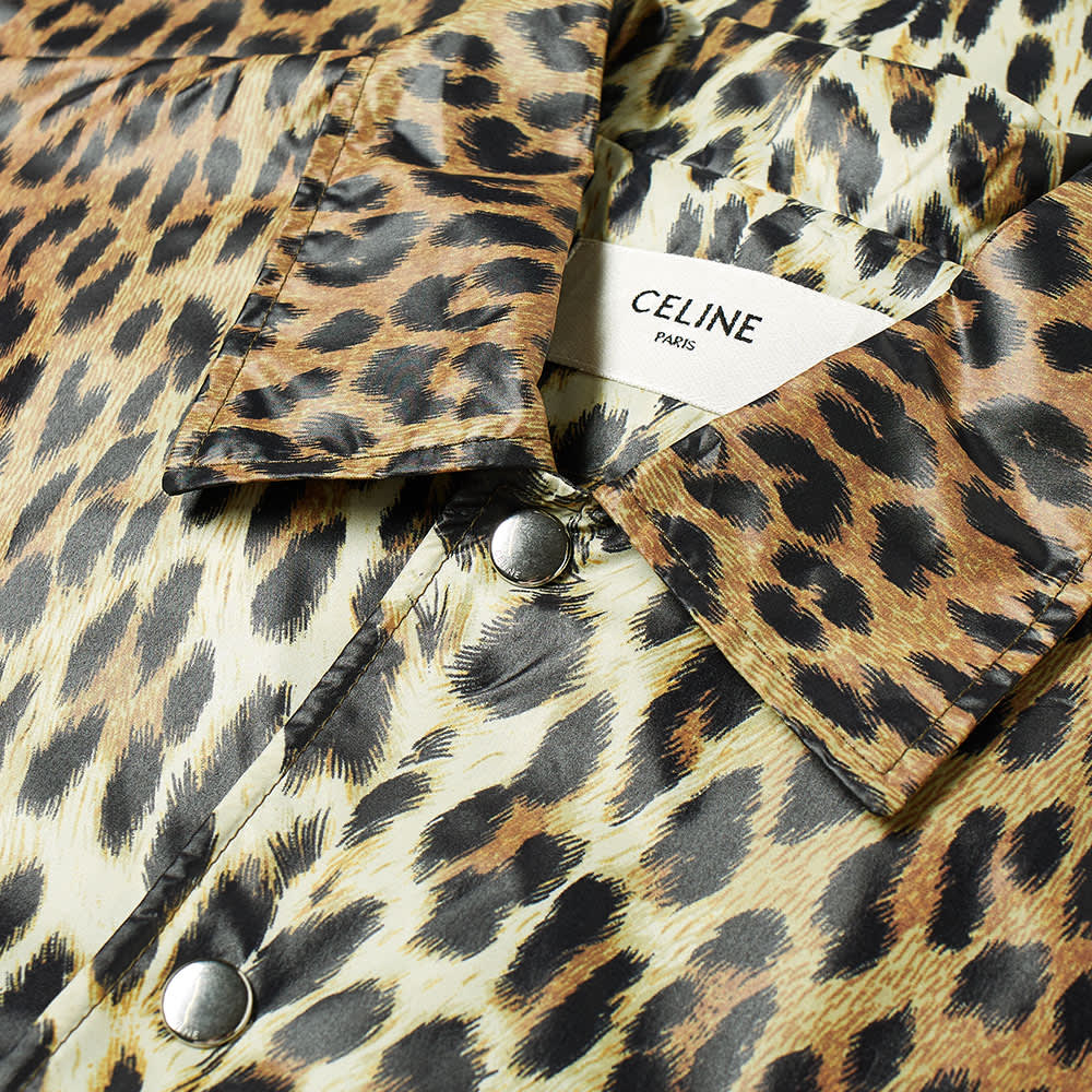 celine leopard jacket