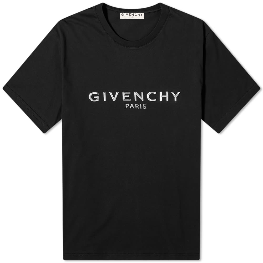 Givenchy Metallic Logo Tee Black | END. (Global)