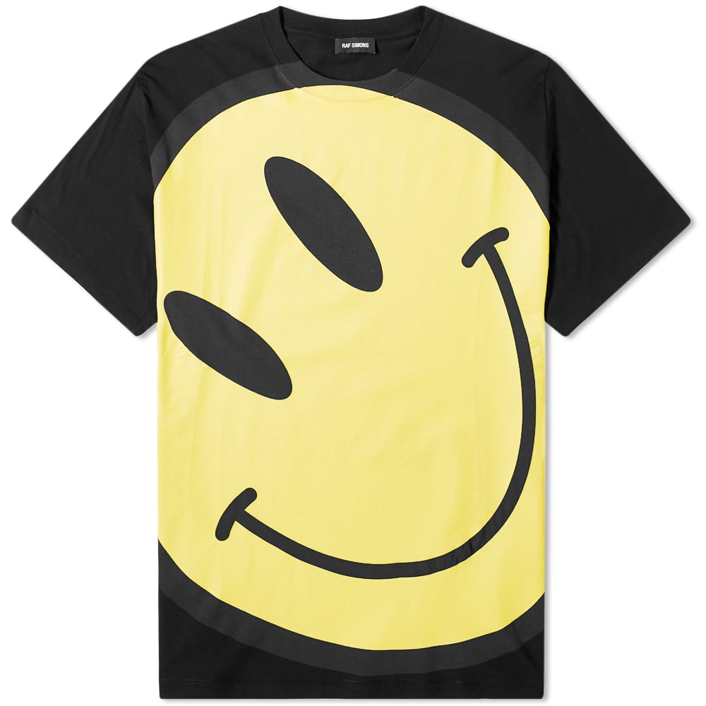 Raf Simons Smiley Oversized Tee Black | AspennigeriaShops