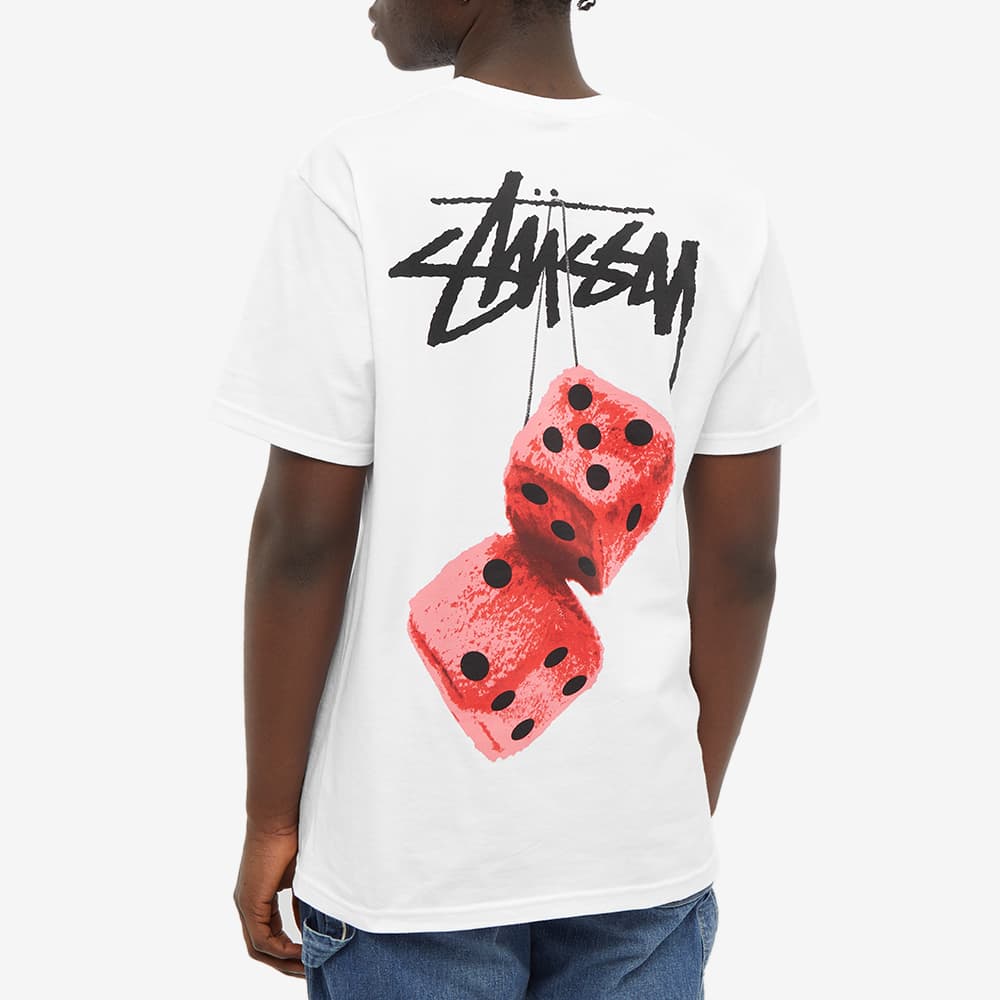 Stussy Fuzzy Dice Tee White END. (IE)