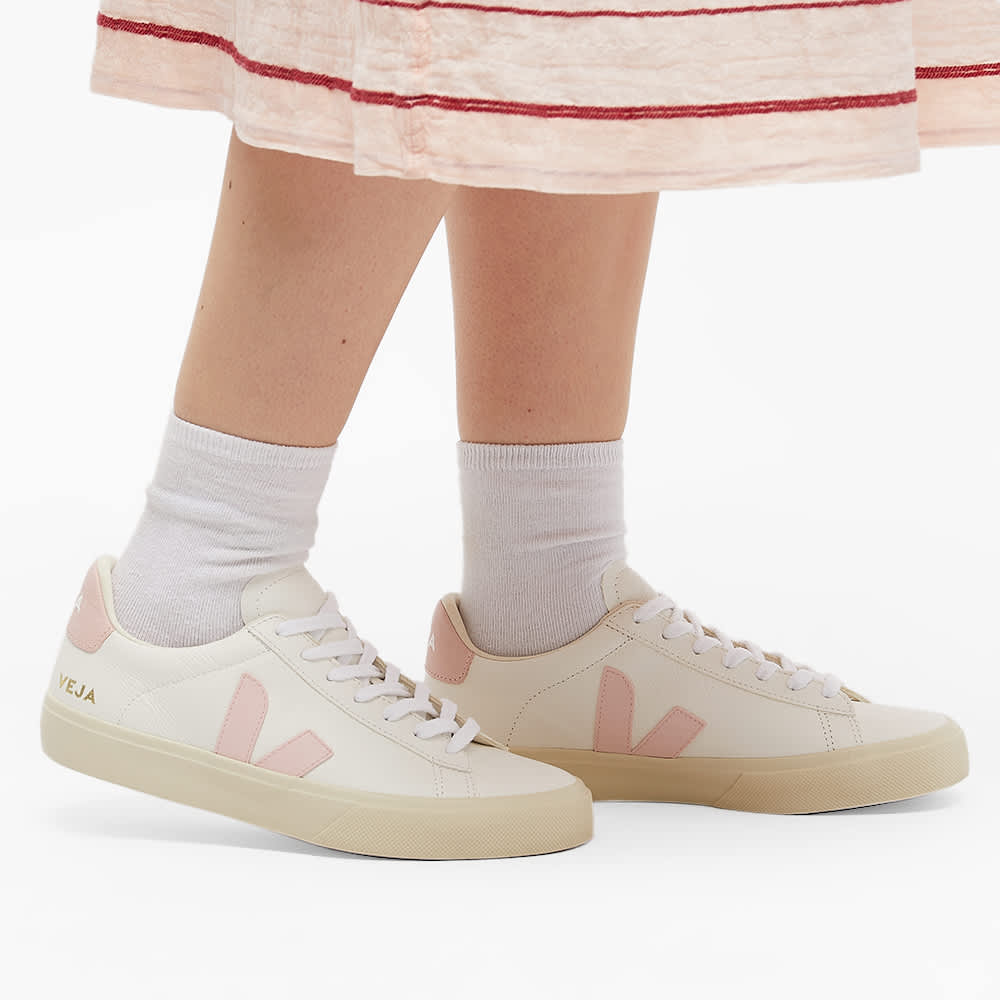 Veja Womens Campo Sneaker Extra White & Petale END.