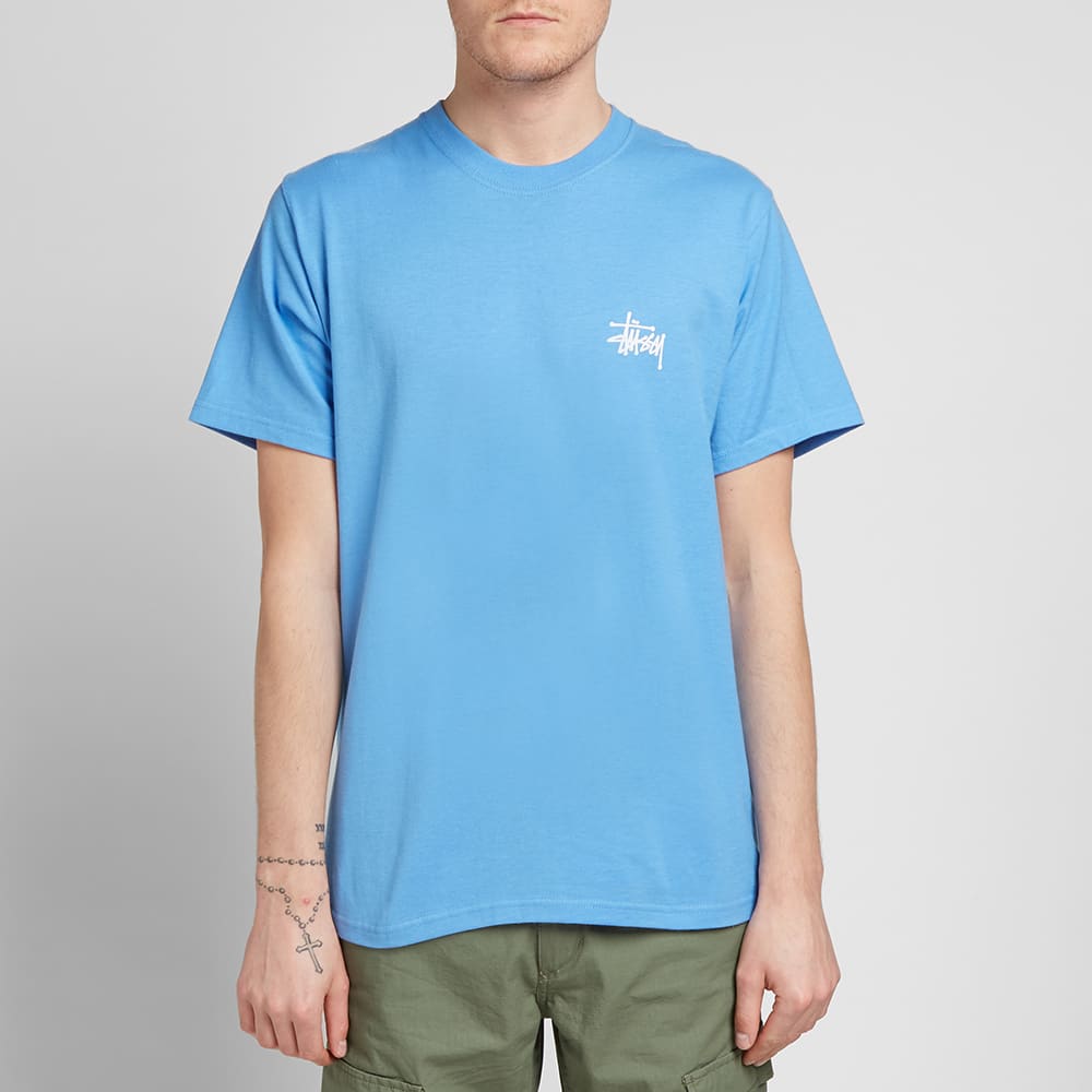 blue basic tee