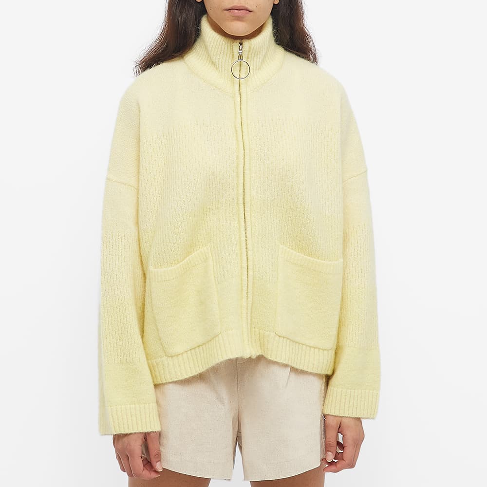 Holzweiler TINE KNIT CARDIGAN Light Yellow END. (UK)