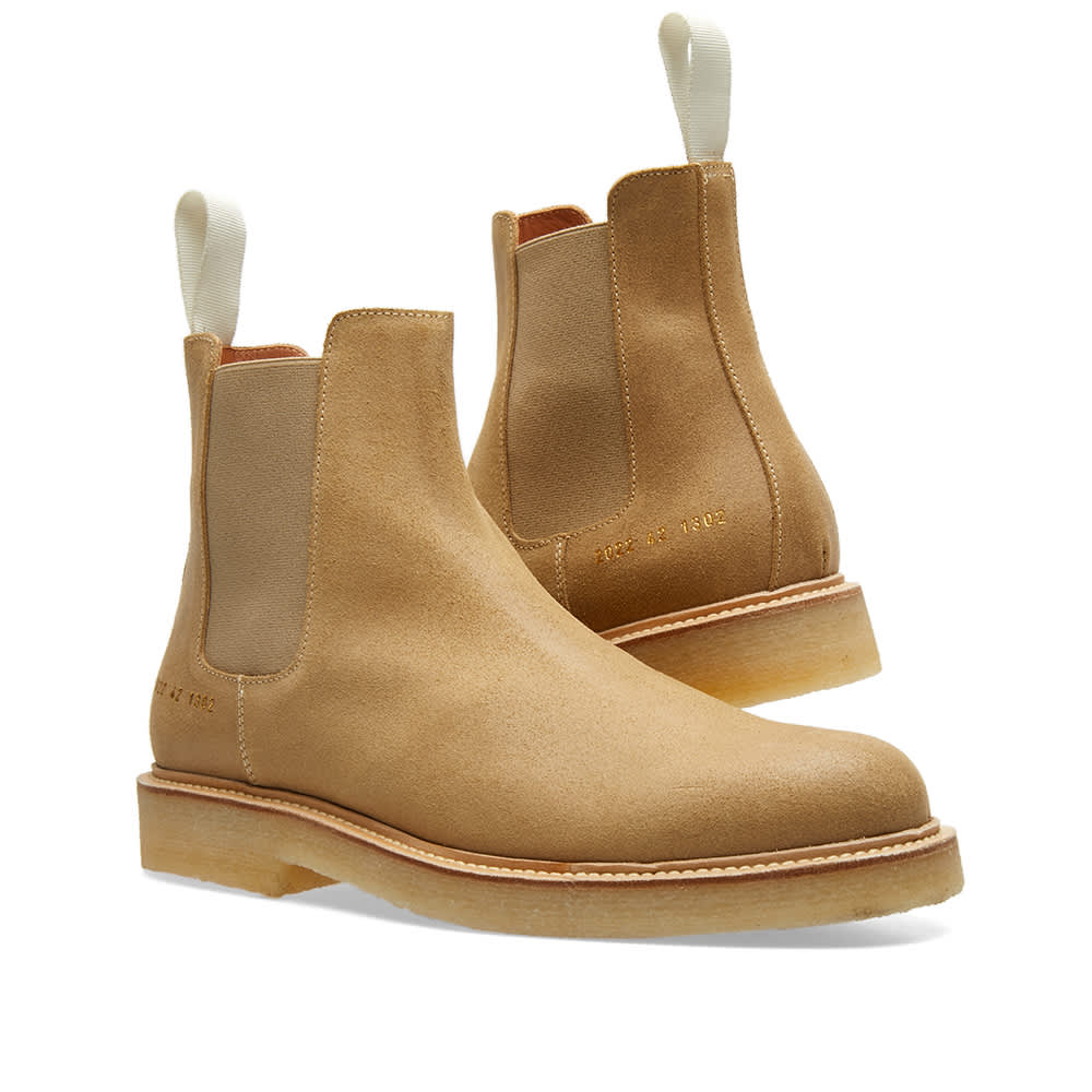 common projects sand chelsea boot