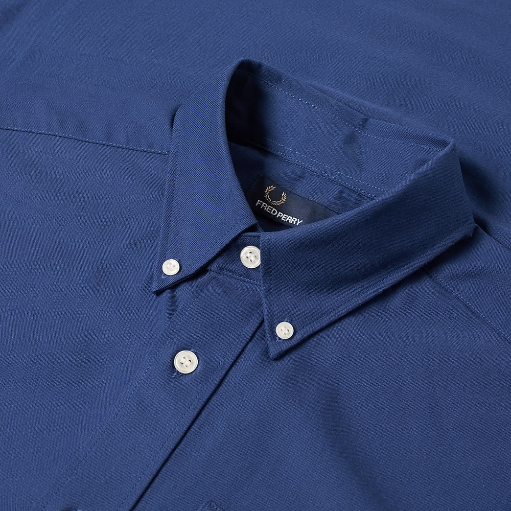 fred perry short sleeve button down