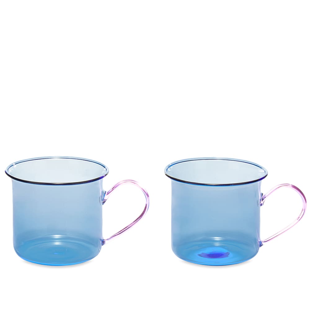 HAY Borosilicate Cup Set Of 2 Blue END.