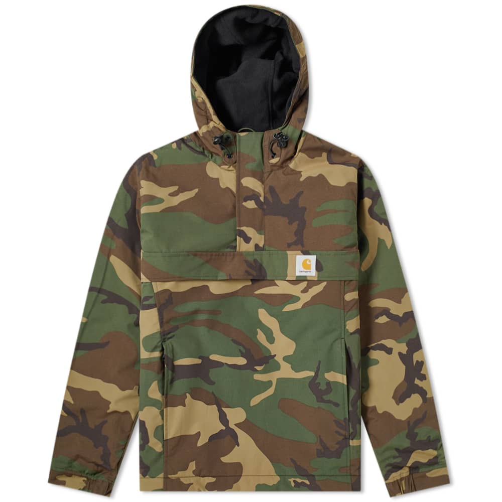 carhartt wip camo fleece jacket
