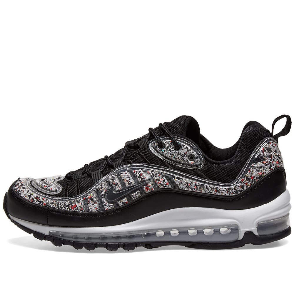 Nike Air Max 98 Lx W Black White End